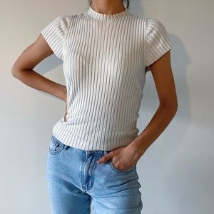 Express Warm White Winter Shirt Size L